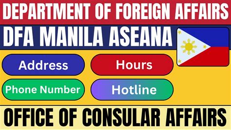 dfa aseana contact number